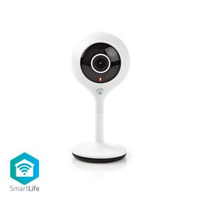 SmartLife Vnitřní Kamera | Wi-Fi | HD 720p | Cloud / Micro SD | Noční vidění | Android™ / IOS | Bílá