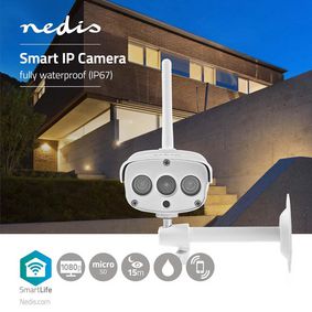 15% sur NEDIS Caméra Wifi Ptz Extérieure Full Hd 1080p Autonome