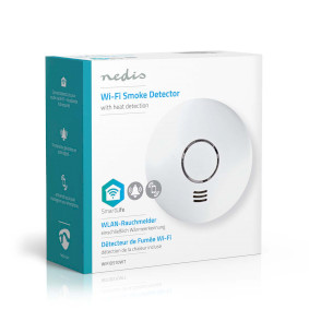 2 en 1 Version Wifi Fonction Smart Life Détecteur de fumée Capteur &  Détecteur de gaz de monoxyde de carbone Co Smo