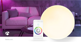 Energy | / Round Diameter: Android™ | lm 1820 SmartLife | Wi-Fi 6500 mm | White | Ceiling Cool F to 3000 | | RGB Light Warm | class: K 260 IP20 IOS / | -