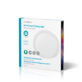 SmartLife Ceiling Light | Cool | Energy G White 1200 6500 Warm Round - | K | / IP20 Wi-Fi Diameter: / | 300 | | 2700 IOS Android™ | White class: mm | lm