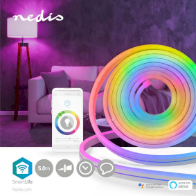 NEDIS WIFILX01W100, SmartLife Dekorative LED, Schnur