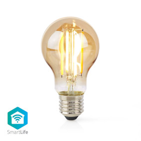 SmartLife LED Filament Lampe | Wi-Fi | E27 | 806 lm | 7 W | Warmweiss | 1800 - 3000 K | Glas | Android™ / IOS | Birne | 1 Stück