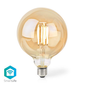 SmartLife LED Filament Bulb | Wi-Fi | E27 | 806 lm | 7 W | Warm White | 1800 - 3000 K | Glass | Android™ / IOS | Globe