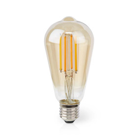 SmartLife LED Filament Bulb | Wi-Fi | E27 | 806 lm | 7 W | Warm White | 1800 - 3000 K | Glass | Android™ / IOS | ST64