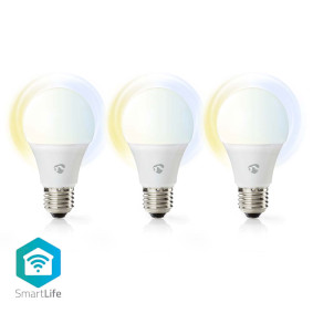 SmartLife LED Bulb | WLAN | E27 | 806 lm | 9 W | Warm to Cool White | 2700 - 6500 K | Energieklasse: F | Android™ / IOS | Birne