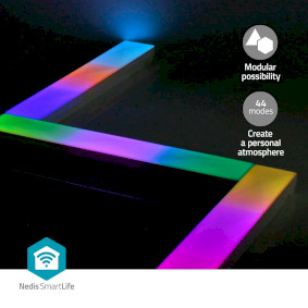 SmartLife Decoratieve LED | Wand Bar | Wi-Fi | RGBIC / Warm Wit | Android™ / IOS