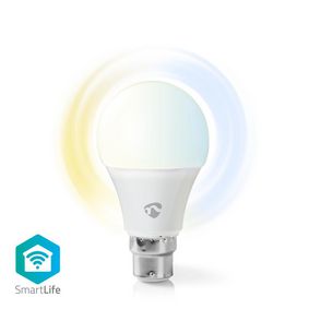 SmartLife LED Bulb | Wi-Fi | B22 | 800 lm | 9 W | Cool White / Warm White | 2700 - 6500 K | Energy class: A+ | Android™ / IOS | A60 | 1 pcs