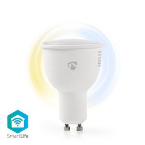 SmartLife LED Bulb | Wi-Fi | GU10 | 380 lm | 4.5 W | Kald Hvit / Varm Hvit | 2700 - 6500 K | Energiklasse: A+ | Android™ & iOS | Diameter: 50 mm | PAR16