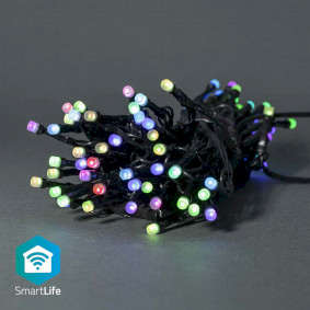 SmartLife Dekorativní LED | Tětiva | Wi-Fi | RGB | 42 LED's | 5.00 m | Android™ / IOS
