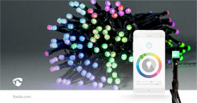 SmartLife Christmas Lights, String, Wi-Fi, RGB, 84 LED's, 10.0 m