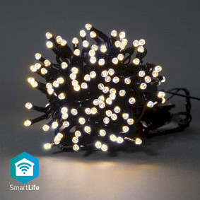 SmartLife Dekorative LED | Schnur | Wi-Fi | Warmweiss | 200 LED's | 20.0 m | Android™ / IOS