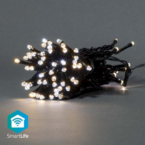 SmartLife Dekorativ LED | Streng | Wi-Fi | Varm til avkjølt hvitt | 50 LED's | 5.00 m | Android™ / IOS
