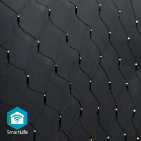 SmartLife Dekorativ LED | Net | Wi-Fi | Varm Hvid | 280 LED's | 3.00 m | 3 x 2 m | Android™ / IOS