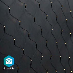 Vánoční Osvětlení SmartLife | Síť | Wi-Fi | Teplá Bílá | 280 LED's | 3.00 m | 3 x 2 m | Android™ / IOS