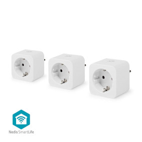 SmartLife Smart Plug | Wi-Fi | Power meter | 3680 W | Type F (CEE 7/7) | 0 - 55 °C | Android™ / IOS | White