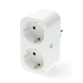 SmartLife Smart Plug | Wi-Fi | IP21 | Effektmåler | 3680 W | Type F (CEE 7/7) | 0 - 55 °C | Android™ / IOS | Hvid | 1 stk.