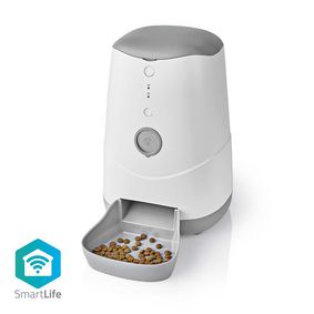 SmartLife Dispenser til kæledyrsfoder | Automatisk hunde- og kattefoder | Wi-Fi | 3.7 l | Android™ / IOS