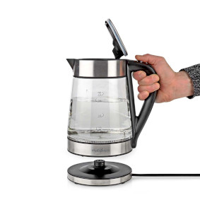 Smart Electric Kettle Quiet Glass Electric, Prevent Limescale Rusted  Base，Keep W