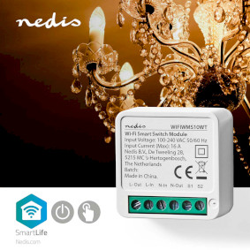 Nedis WIFIP121EWT - Enchufe Inteligente 3680W/230V/ Tipo E/16A Wi-Fi