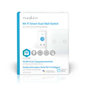 SmartLife Wall Switch, Wi-Fi, Dual, Wall Mount, 1000 W