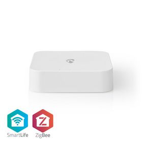 SmartLife Gateway | Zigbee 3.0 | 40 Enheter | USB-Strøm | Android™ / IOS | Hvit