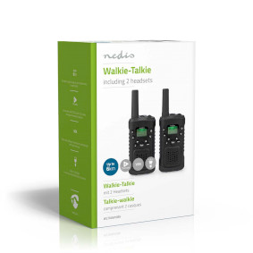 Nedis Walkie Talkie Set with Headset (Up to 6km) - Walkie Talkie