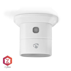 SmartLife CO Detektor | Zigbee 3.0 | Batteri | Sensorlevetid: 10 År | EN 50291 | Android™ / IOS | Med testknap | 85 dB | Hvid