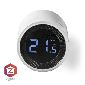 Contrôle de radiateur | Zigbee 3.0 | Alimenté par pile | LCD | Android™ / IOS