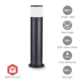 Lampe d'extérieur Smartlife | 360 lm | Zigbee 3.0 | 10 + 4 W | Blanc Chaud / RGB | 2700 K | Aluminium | Android™ / IOS