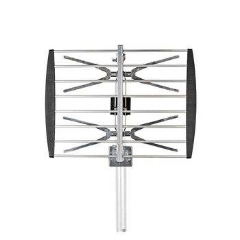 Antenna TV da Esterni | Guadagno Max. 8 dB | UHF: 470 - 694 Mhz | 2 Componenti