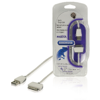 Sincronizzazione e Ricarica Dock Apple 30-Pin - USB A Maschio 2.00 m Bianco