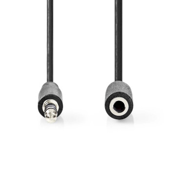  Stereo Audio Cable | 3.5mm Male - 3.5mm Female | 3.0 m | Nero 