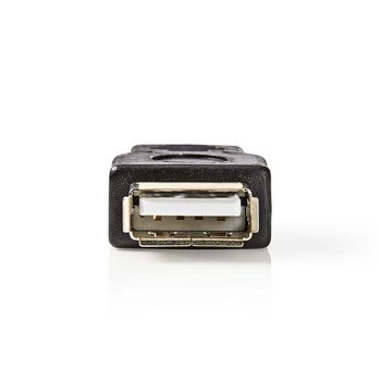 Adattatore USB 2.0 | Mini 5 pin maschio - A femmina | Nero