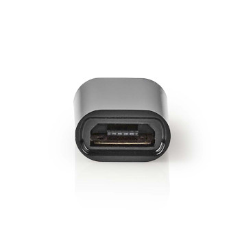 Adattatore USB 2.0 | Tipo C Maschio - Micro B Femmina | Nero