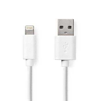 Cavo di Sincronizzazione e Ricarica | Apple Lightning - USB-A Maschio | 2,00 m | Bianco