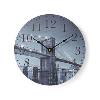 Orologio da parete circolare | Diametro 30 cm | Immagine Ponte di Brooklyn