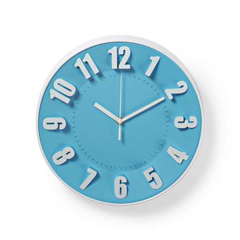 Orologio da parete circolare | Diametro 30 cm | Blu