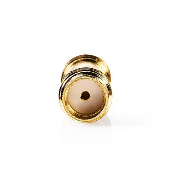 Adattatore SMA | SMA femmina - SMA femmina | 2 pezzi | Placcata in oro