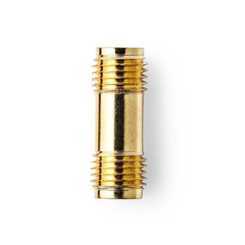 Adattatore SMA | SMA femmina - SMA femmina | 2 pezzi | Placcata in oro