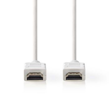 Cavo HDMI™ ad alta velocità con Ethernet | Connettore HDMI™ - Connettore HDMI™ | 2.0 m | Bianco