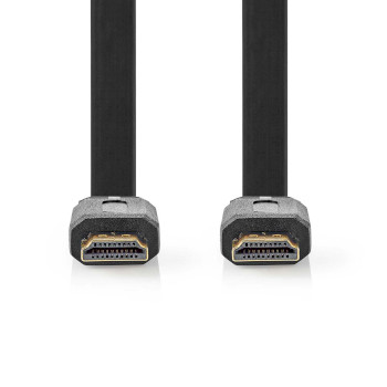 Cavo piatto HDMI™ ad alta velocità con Ethernet | Connettore HDMI™ - Connettore HDMI™ | 2.0 m | Nero