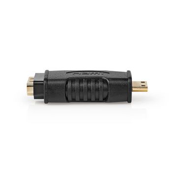 Adattatore HDMI | Mini connettore HDMI - HDMI femmina | Nero