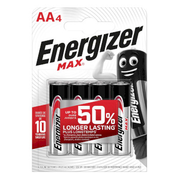 Batterie Alcaline AA 1.5 V Max 4-Blister