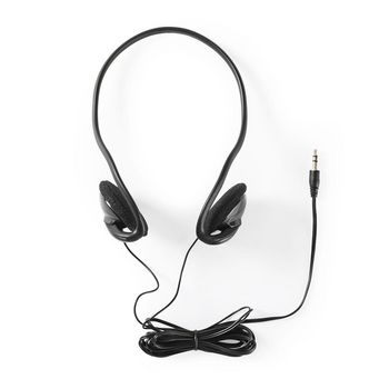  Wired Headphones | 2.1m Round Cable | Over-the-ear | Black 