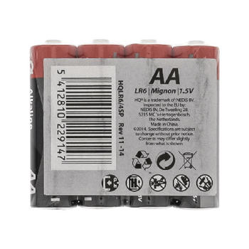 Batterie Alcaline AA 1.5 V 4-Shrink Pack