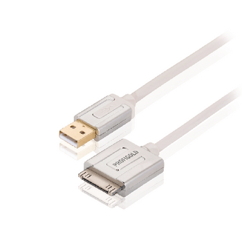 Sincronizzazione e Ricarica Dock Apple 30-Pin - USB A Maschio 1.00 m Bianco