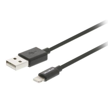 Sincronizzazione e Ricarica Apple Lightning - USB A Maschio 2.00 m Nero