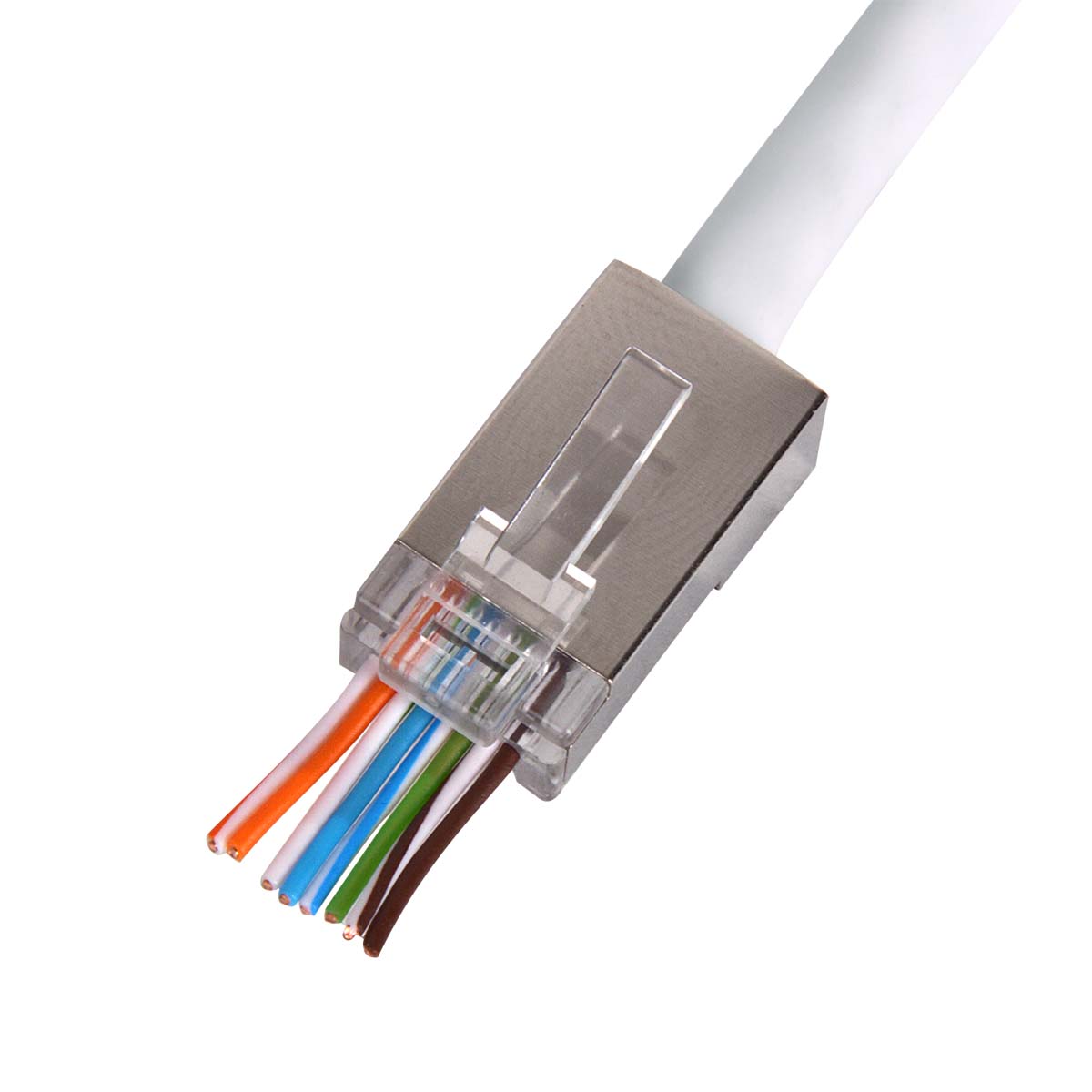 Plug RJ45 FTP Cat 6 Passanti – TECU