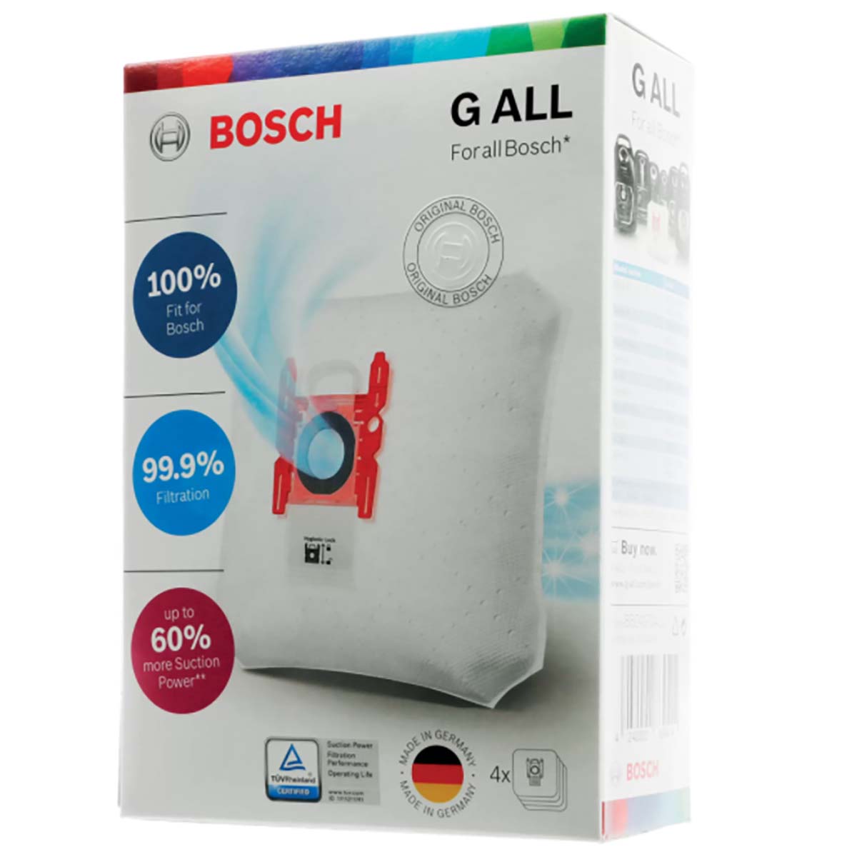 Bosch Original Microfibre Type G ALL Dust Bags BBZ41FGALL 8 Pack 